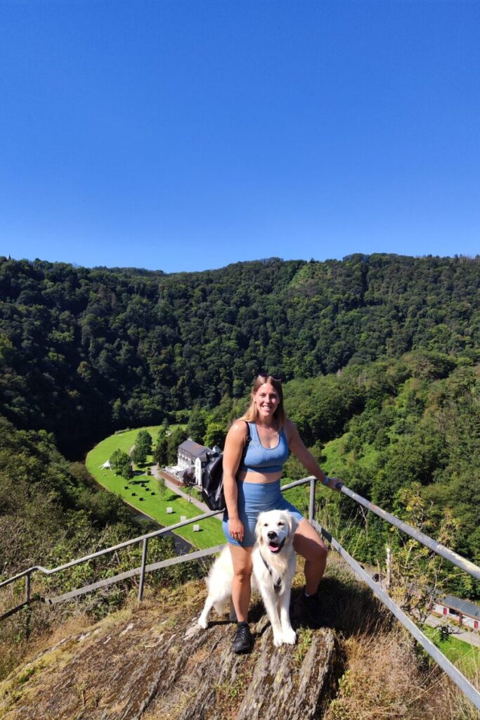 bourscheid moulin luxemburg wandeling hond 2